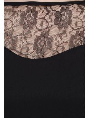 Black plain Crepe tops 4
