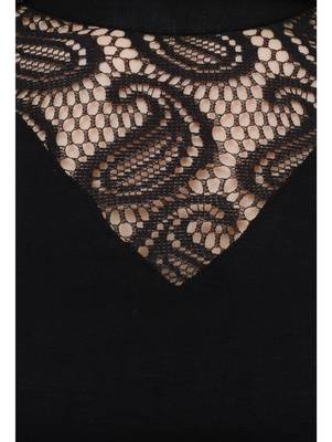 Black plain Viscose tops 4