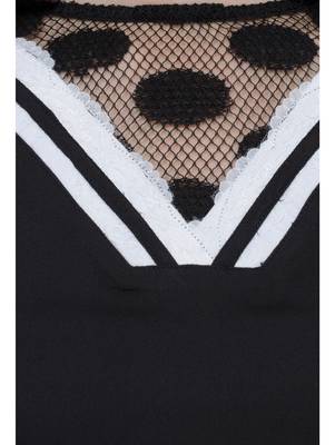 Black plain Crepe tops 4