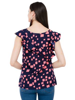 multicolor plain Crepe tops 3