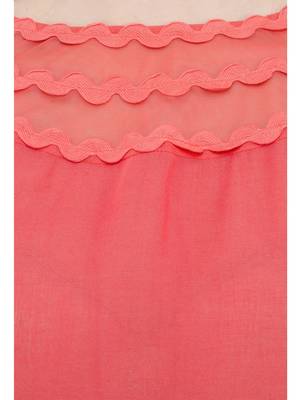 Red plain Rayon tops 4