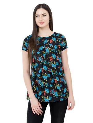 multicolor plain Crepe tops 1