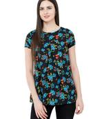 multicolor plain Crepe tops