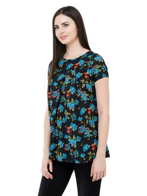 multicolor plain Crepe tops 2