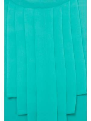 Green plain Georgette tops 4