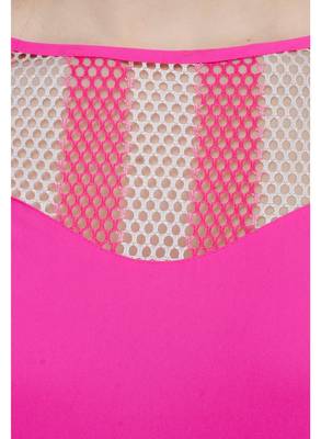 Pink plain Crepe tops 4