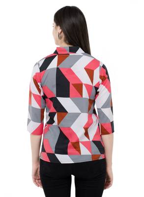 multicolor plain Crepe tops 3