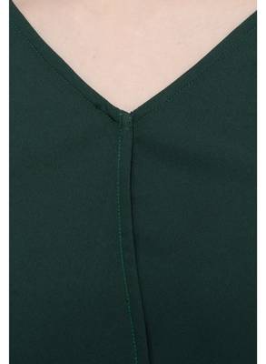 Green plain Crepe tops 4