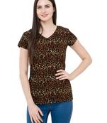 multicolor plain Crepe tops