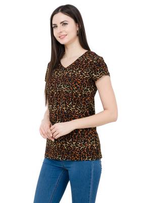 multicolor plain Crepe tops 2