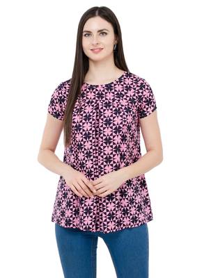 multicolor plain Crepe tops 1