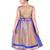Blue Embroidered Net Kids Girl Gowns