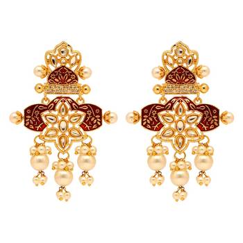 Maroon Danglers Drops 1