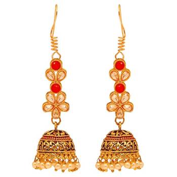 Red Jhumkas 1