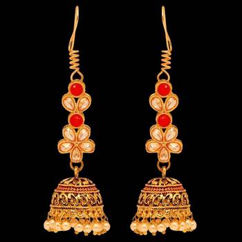 Red Jhumkas 2