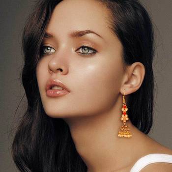 Red Jhumkas 3