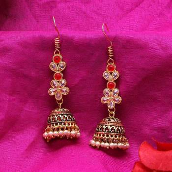 Red Jhumkas 4
