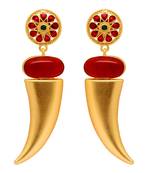 Maroon Danglers Drops