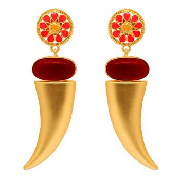 Maroon Danglers Drops 1