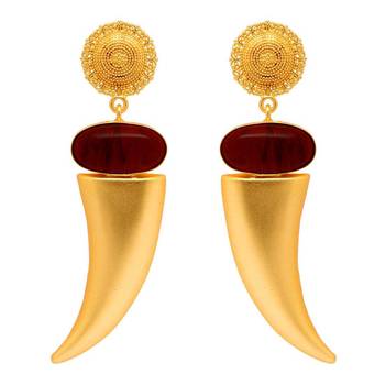 Maroon Danglers Drops 1