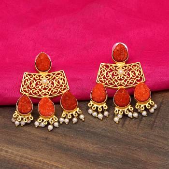 Orange Danglers Drops 4