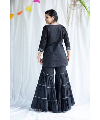 Tabitha cotton Kurta and Sharara Set 2