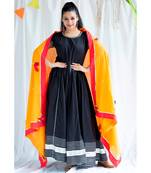 Magha cotton Long Dress And Dupatta