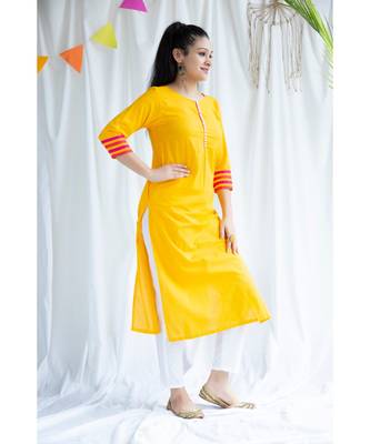 Deja cotton Kurta And Pant Set 1