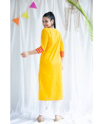Deja cotton Kurta And Pant Set 2