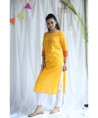 Deja cotton Kurta And Pant Set 4
