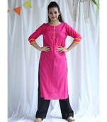 Isha cotton Kurta And pant Set