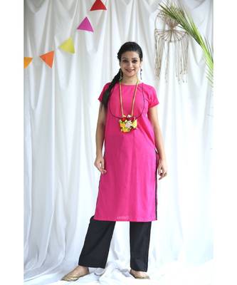Kriti cotton Kurta and Pant Set 1