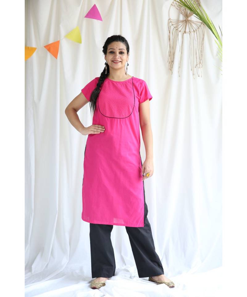 Kriti cotton Kurta and Pant Set