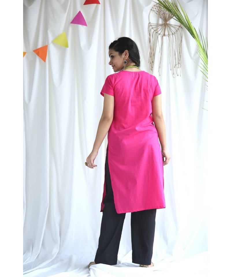 Kriti cotton Kurta and Pant Set