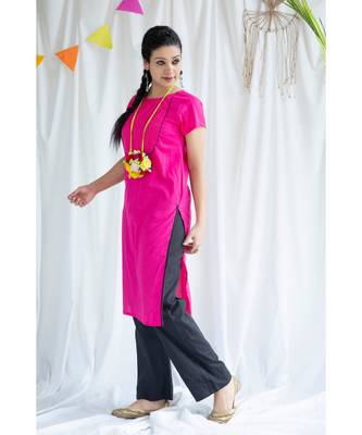 Kriti cotton Kurta and Pant Set 4