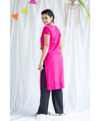 Kriti cotton Kurta and Pant Set 5