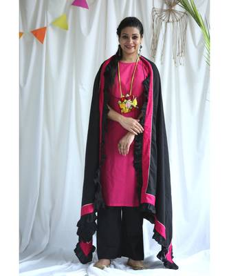 Vaani cotton Kurta,Pant and Dupatta Set of Three 3