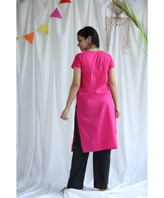 Vaani cotton Kurta,Pant and Dupatta Set of Three 4
