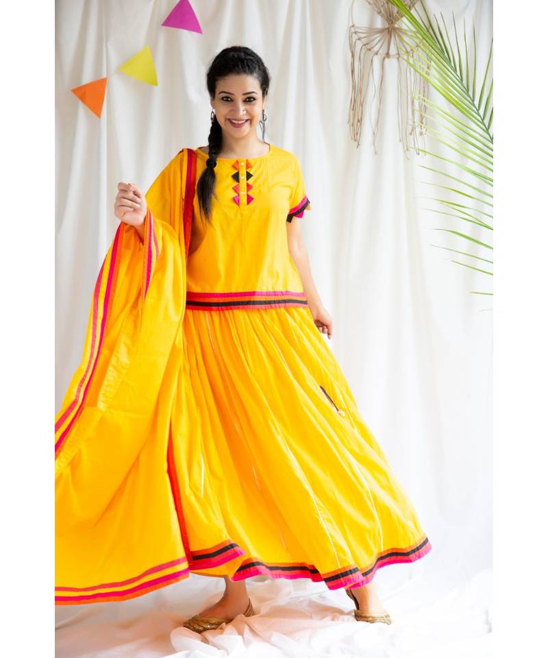 Aabida cotton Ghaghra Choli