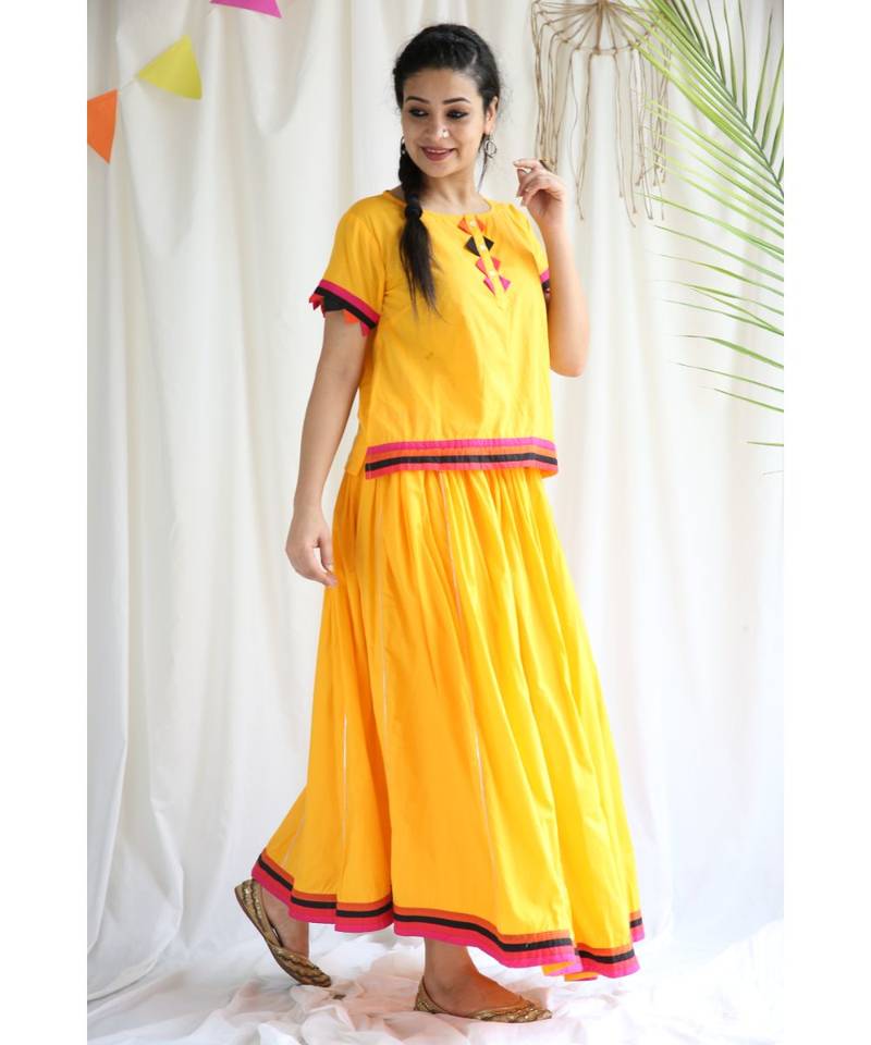 Aabida cotton Ghaghra Choli