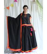 Kaali cotton Ghaghra Choli