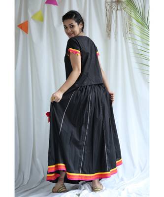 Kaali cotton Ghaghra Choli 5