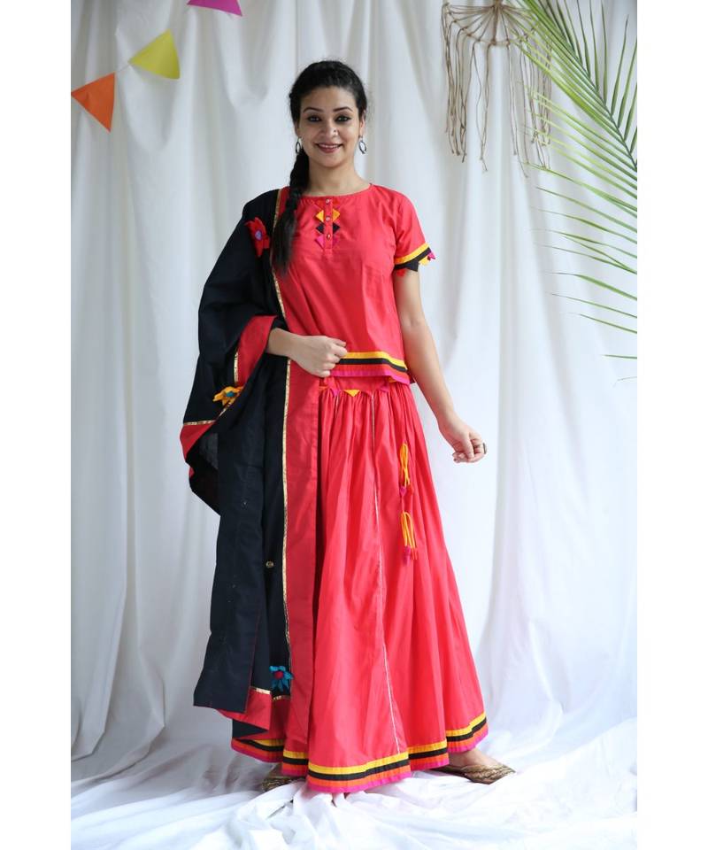 Lali cotton Ghaghra Choli