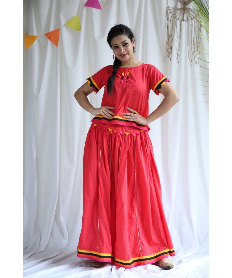 Lali cotton Ghaghra Choli