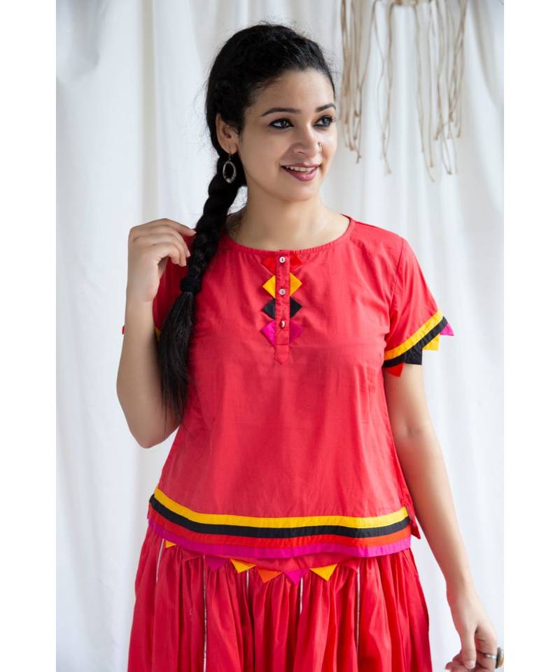 Lali cotton Ghaghra Choli