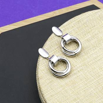 Silver earrings 1