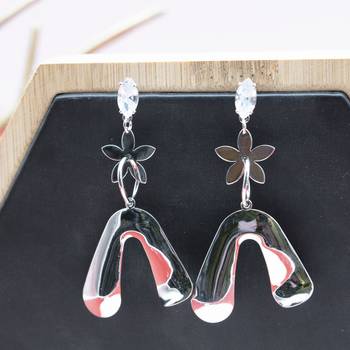 Silver earrings 1