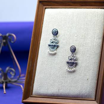 Silver earrings 1