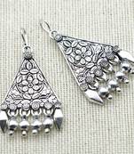 Silver earrings