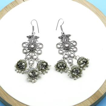 Silver earrings 1